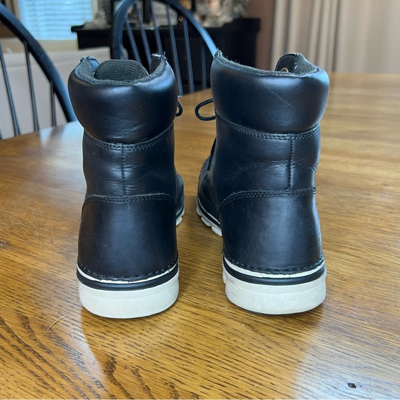 ⭐️ Women’s Timberland Brookton 6 Inch Boots Black Nubuck Leather Boots Size 7.5 - Picture 10 of 13